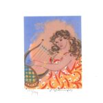 Κοπέλα με άρπα-Σταθόπουλος