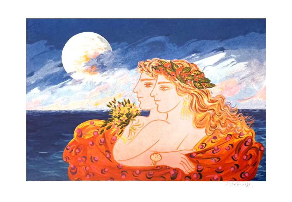 ''Ζευγάρι με πανσέληνο''-Γιώργος Σταθόπουλος