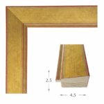 Χρυσή με κόκκινη πατίνα