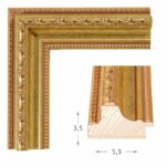 Κλασική σκαλιστή χρυσή