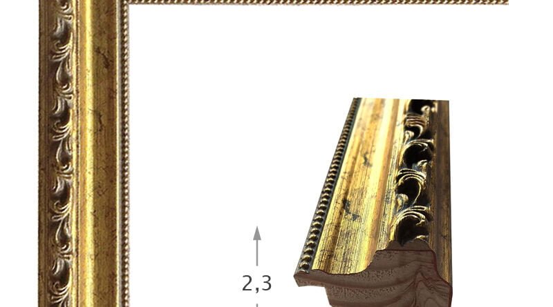 Χρυσή σκαλιστή κρακελέ