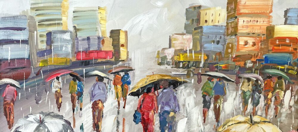 "Περπατώντας στη βροχή"-Σταύρος Μπουράνης