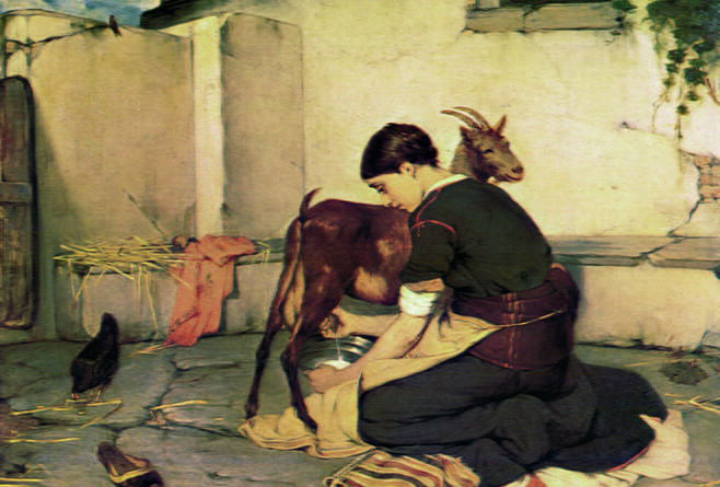 Άρμεγμα κατσίκας