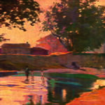 Children at the lake