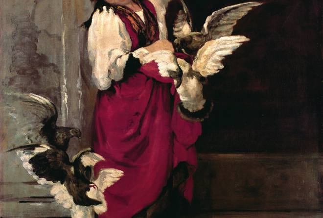 Το κορίτσι με τα περιστέρια