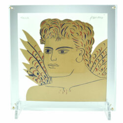 "Golden Angel" in Plexiglass-Alekos Fassianos