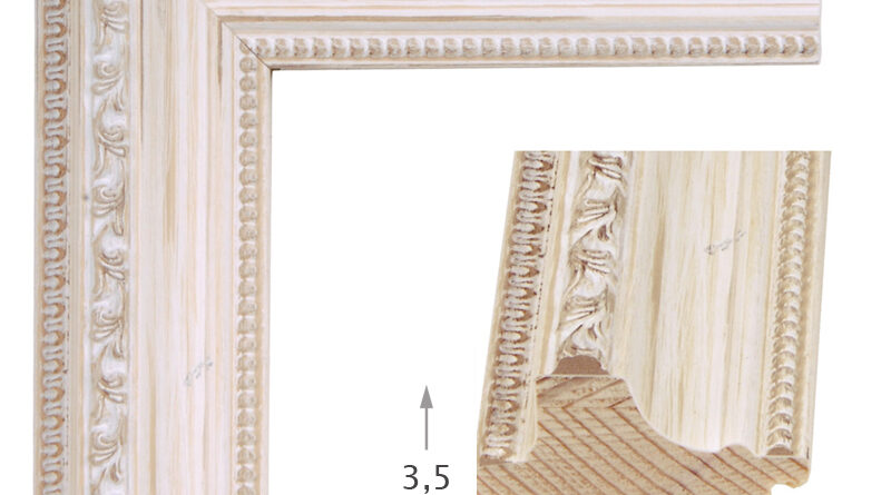 Σκαλιστή λευκή ντεκαπέ