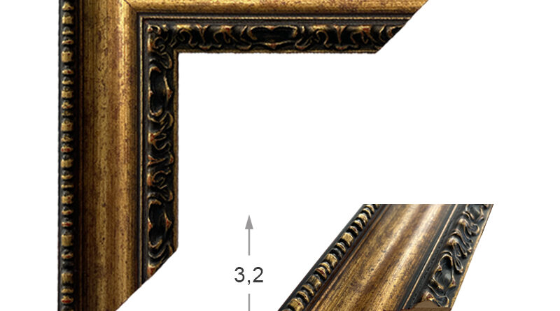 Χρυσή-πατίνα κοσμημένη