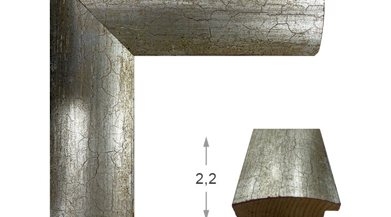 Ασημί κρακελέ με πατίνα