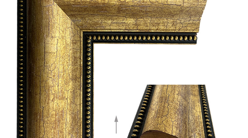 Χρυσή κρακελέ με καμπαρά