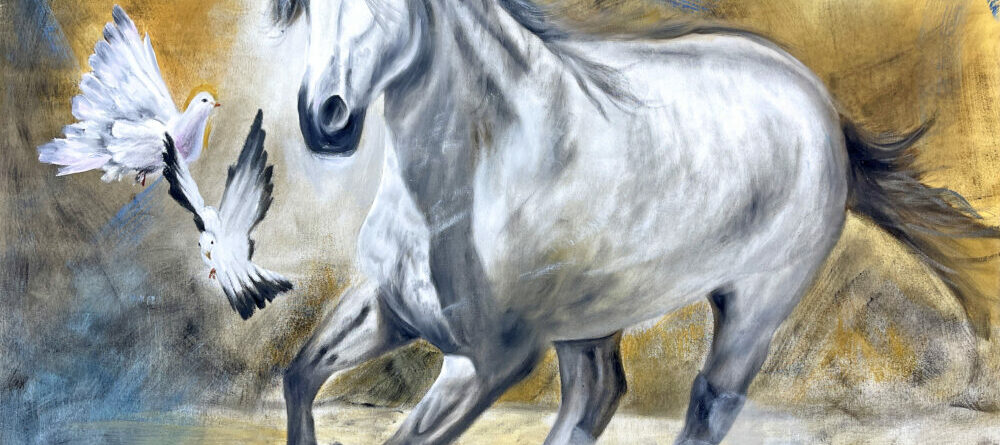 "Horse with doves"-Petros Kioseoglou