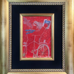 "Red Cyclist"- Alekos Fassianos