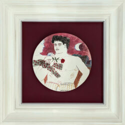 "Δύο νέοι με ρόδο"-Αλέκος Φασιανός