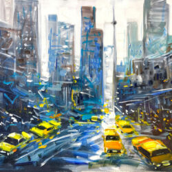 "Taxi in New York"-Rentis Retzas