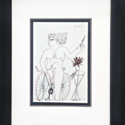 "Cyclist with a Sheaf of Wheat"—Alekos Fassianos
